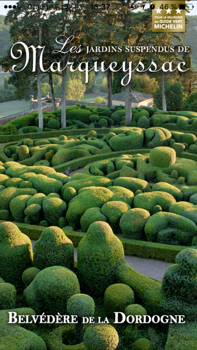 Les jardins suspendus de Marqueyssac - Splash screen