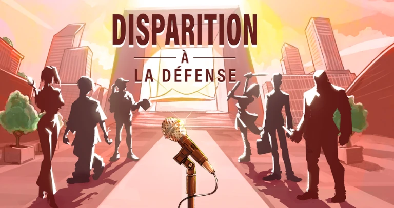 jeu mobile disparition à la défense, un cluedo XXL dans le quartier d'affaire de Paris